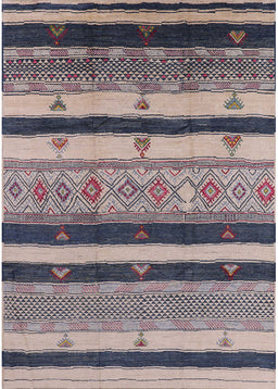 Machine Washable Industrial Modern Plum Purple Rug, wshurb736