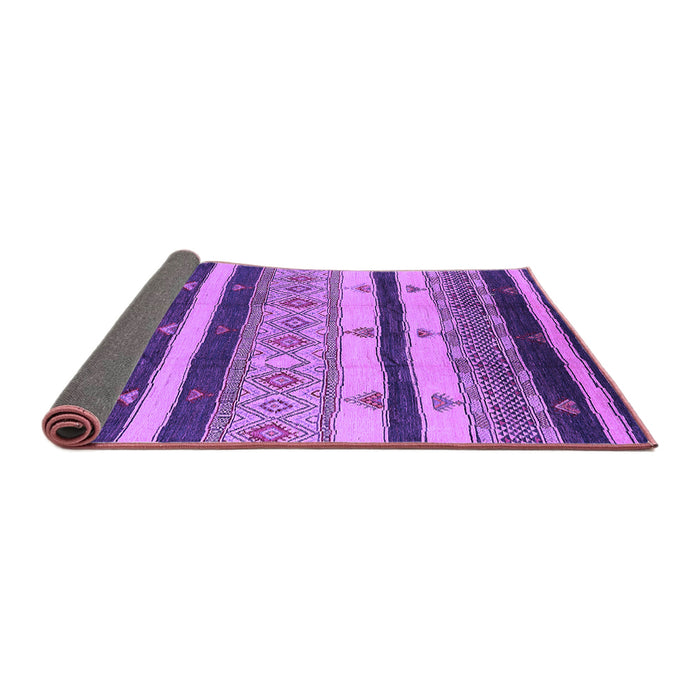 Sideview of Oriental Purple Industrial Rug, urb736pur