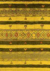 Oriental Yellow Industrial Rug, urb736yw