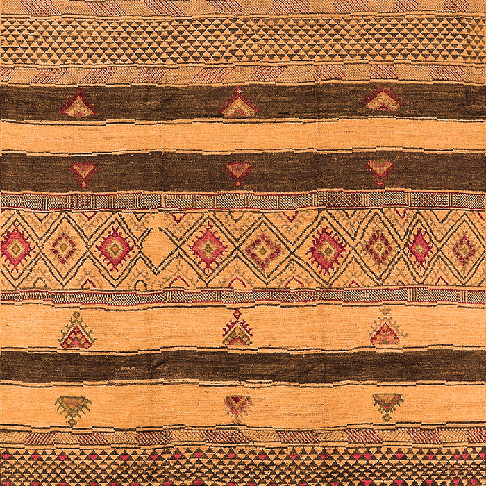 Oriental Orange Industrial Rug, urb736org