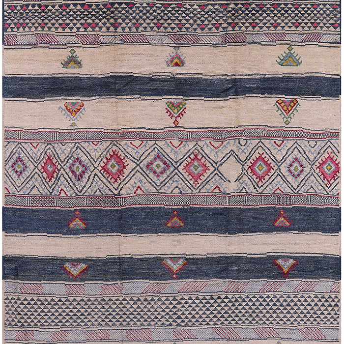 Mid-Century Modern Plum Purple Oriental Rug, urb736