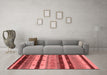 Industrial Red Washable Rugs