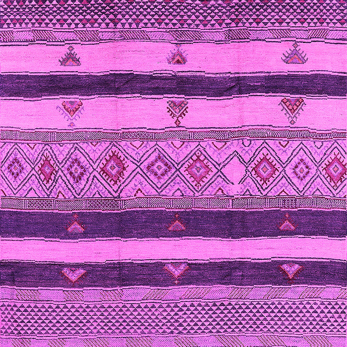 Machine Washable Oriental Pink Industrial Rug, wshurb736pnk