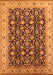 Machine Washable Oriental Orange Industrial Area Rugs, wshurb737org