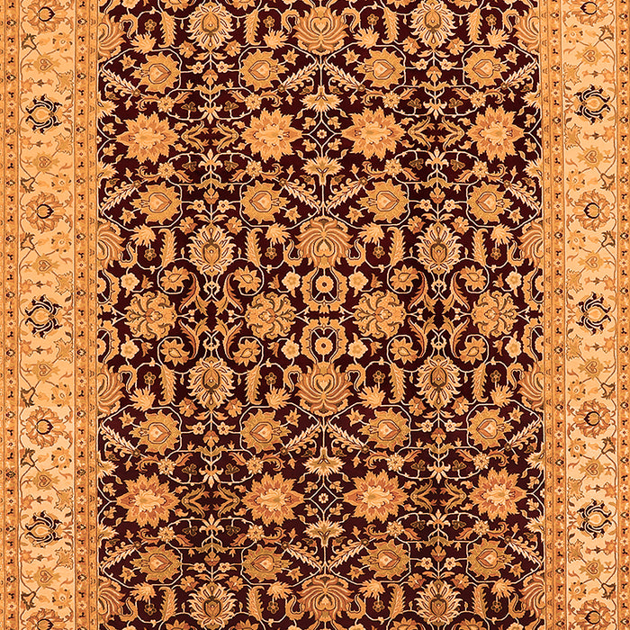 Machine Washable Oriental Orange Industrial Area Rugs, wshurb737org