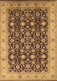 Oriental Brown Industrial Rug, urb737brn