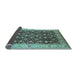 Sideview of Oriental Light Blue Industrial Rug, urb737lblu