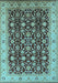 Oriental Light Blue Industrial Rug, urb737lblu