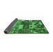 Sideview of Oriental Emerald Green Industrial Rug, urb738emgrn