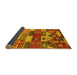 Sideview of Oriental Yellow Industrial Rug, urb738yw