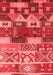 Oriental Red Industrial Area Rugs