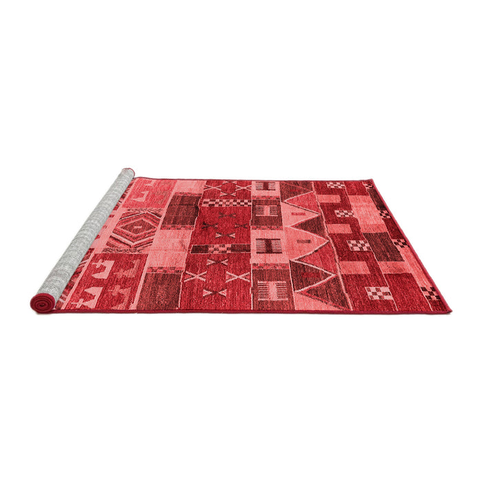 Industrial Red Washable Rugs