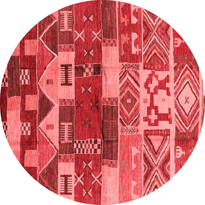 Machine Washable Oriental Red Industrial Rug, wshurb738red
