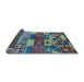 Sideview of Oriental Light Blue Industrial Rug, urb738lblu