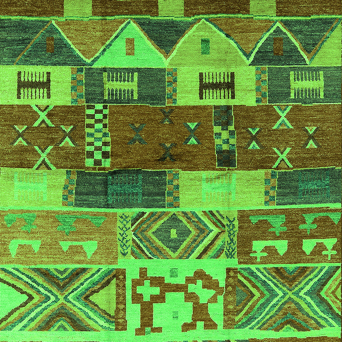 Oriental Green Industrial Rug, urb738grn