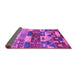 Sideview of Oriental Purple Industrial Rug, urb738pur