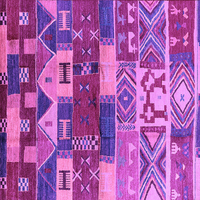 Square Oriental Purple Industrial Rug, urb738pur