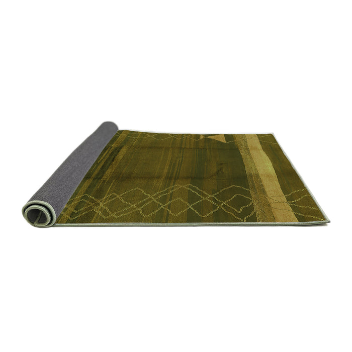 Sideview of Oriental Green Industrial Rug, urb739grn