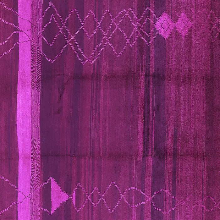 Square Oriental Purple Industrial Rug, urb739pur