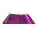 Sideview of Oriental Purple Industrial Rug, urb739pur