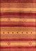 Machine Washable Oriental Orange Industrial Area Rugs, wshurb740org