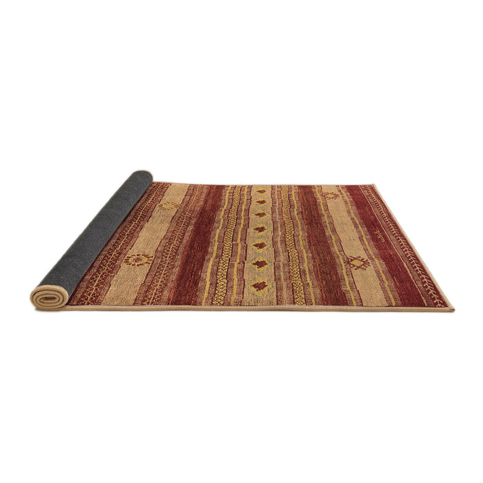 Sideview of Oriental Brown Industrial Rug, urb740brn