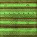 Square Oriental Green Industrial Rug, urb740grn