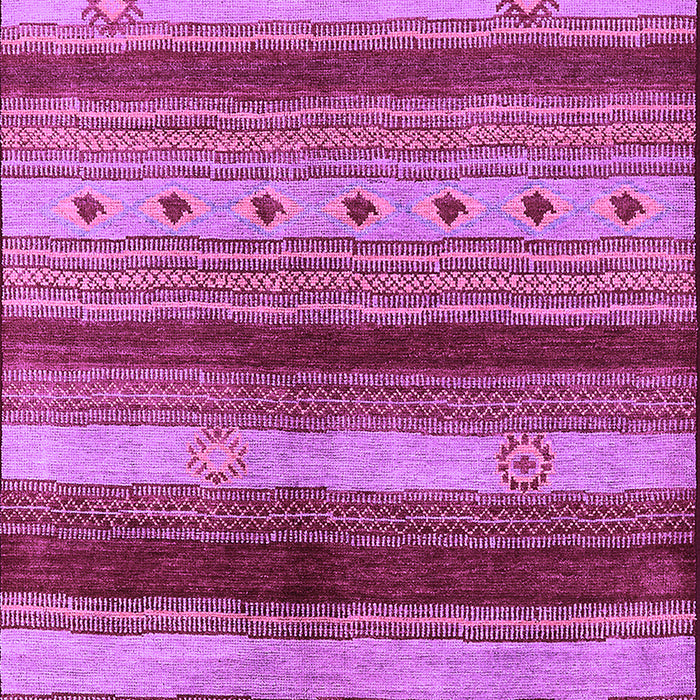 Machine Washable Oriental Purple Industrial Area Rugs, wshurb740pur