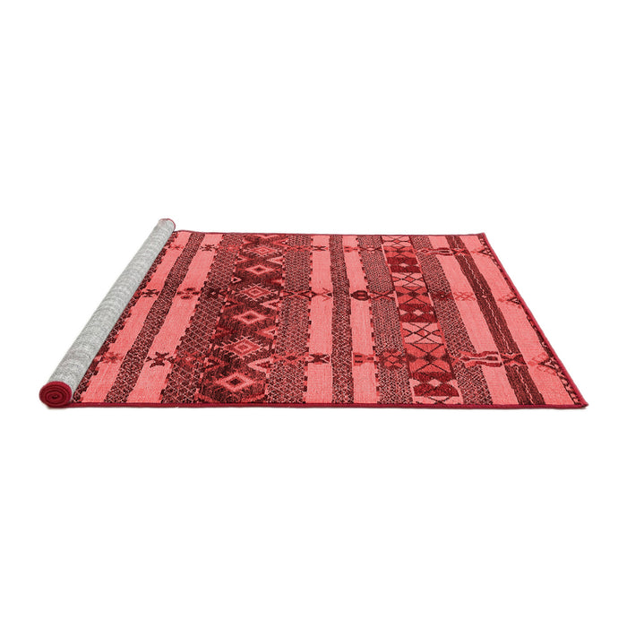 Industrial Red Washable Rugs
