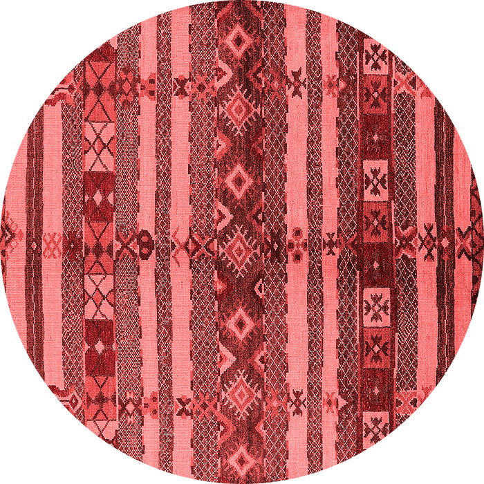 Machine Washable Oriental Red Industrial Rug, wshurb741red