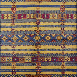 Square Machine Washable Industrial Modern Plum Purple Rug, wshurb741