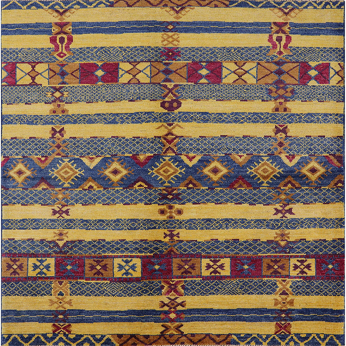 Square Machine Washable Industrial Modern Plum Purple Rug, wshurb741