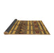 Sideview of Oriental Brown Industrial Rug, urb741brn