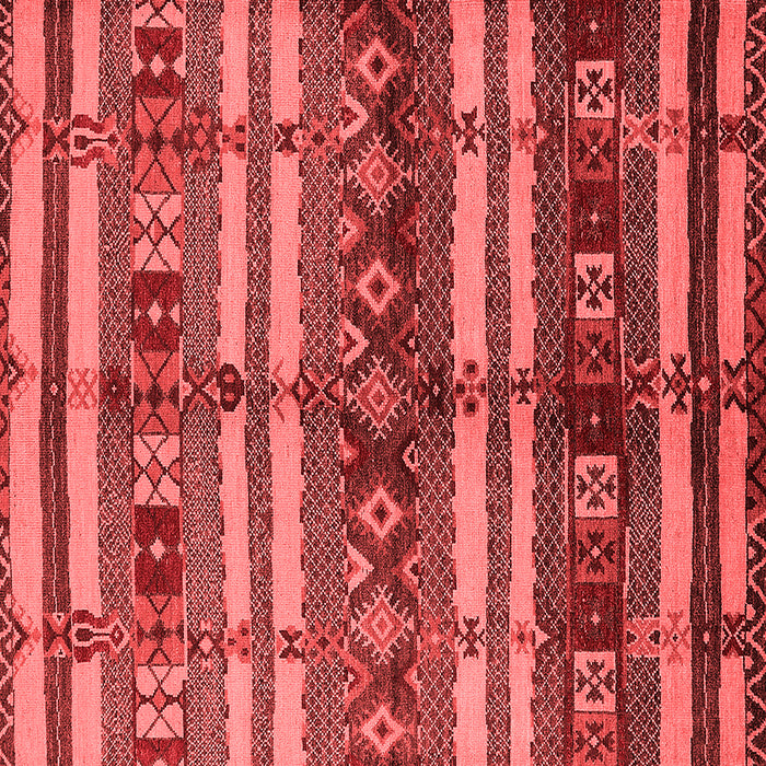 Machine Washable Oriental Red Industrial Rug, wshurb741red