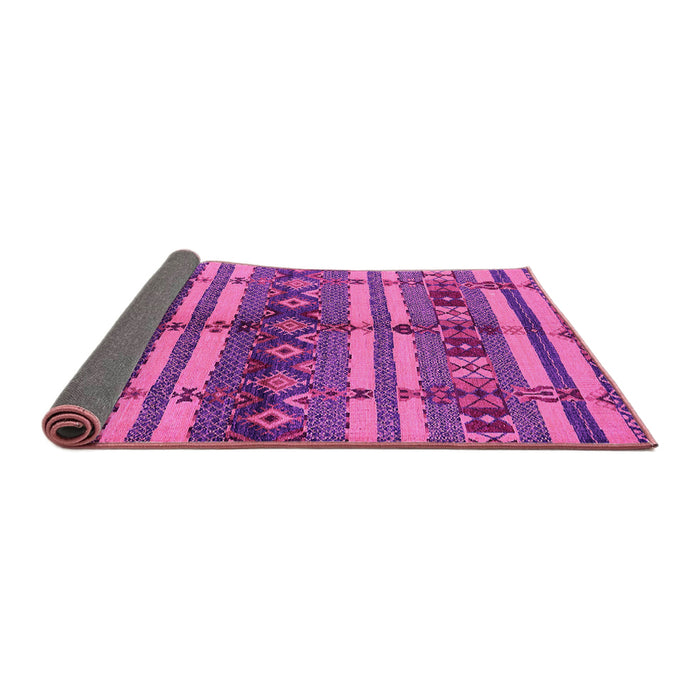 Sideview of Oriental Pink Industrial Rug, urb741pnk