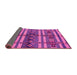 Sideview of Oriental Pink Industrial Rug, urb741pnk