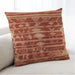 Lifestyle Image of Mid-Century Modern Urban Square Red Throw Pillow, 18 inch by 18 inch, pwurb742