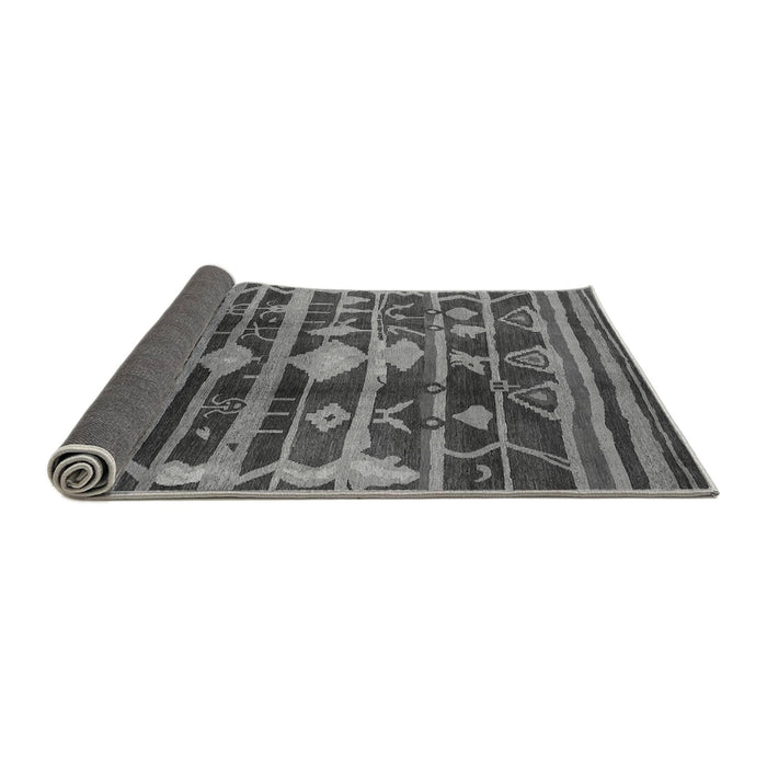 Sideview of Oriental Gray Industrial Rug, urb742gry