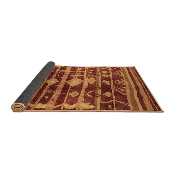 Sideview of Oriental Brown Industrial Rug, urb742brn