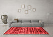 Industrial Red Washable Rugs