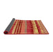 Sideview of Mid-Century Modern Orange Oriental Rug, urb743