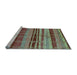 Sideview of Machine Washable Oriental Light Blue Industrial Rug, wshurb743lblu