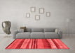 Industrial Red Washable Rugs