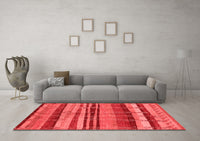 Machine Washable Oriental Red Industrial Rug, wshurb743red