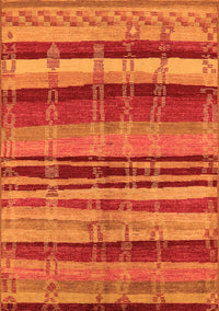 Oriental Orange Industrial Rug, urb743org