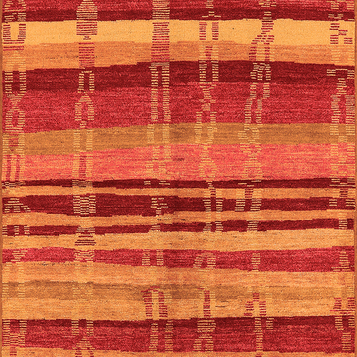 Oriental Orange Industrial Rug, urb743org