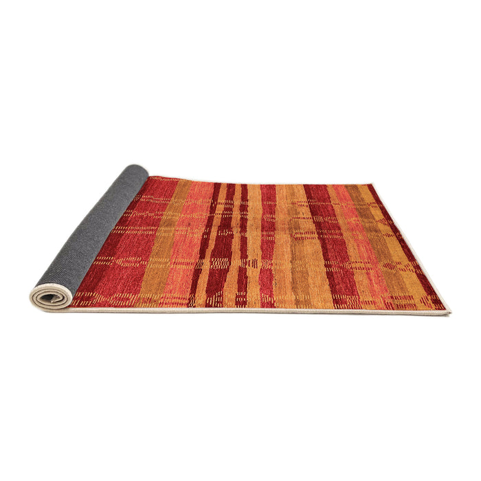 Sideview of Oriental Orange Industrial Rug, urb743org