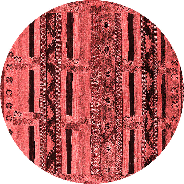 Machine Washable Oriental Red Industrial Rug, wshurb744red