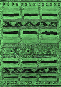 Oriental Emerald Green Industrial Rug, urb744emgrn