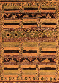 Oriental Orange Industrial Rug, urb744org